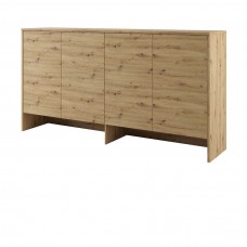 Plaukts virs gultas BED CONCEPT BC-11 BC-06, balts glancēts